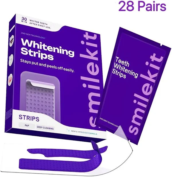 SmileKit whitening strips kit with 28 pairs